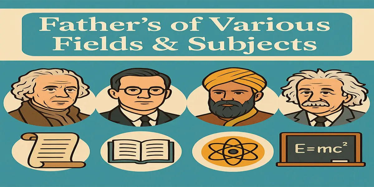 Father's of Various Fields & Subjects