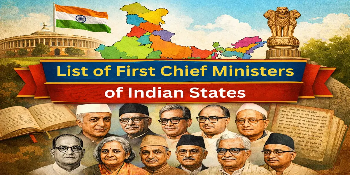 List of First Chief Ministers of Indian States