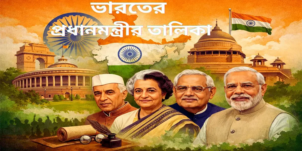 ভারতের প্রধানমন্ত্রীর তালিকা