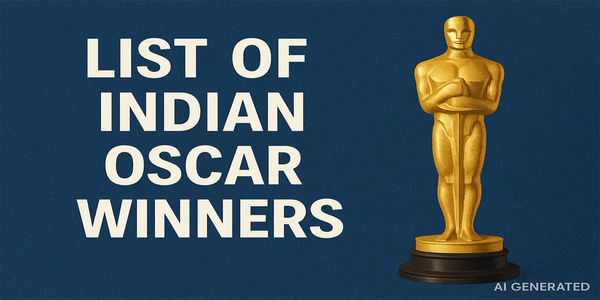 Indian Oscar Winners: Complete List of Academy Awardees 1 List of Indian Oscar winners