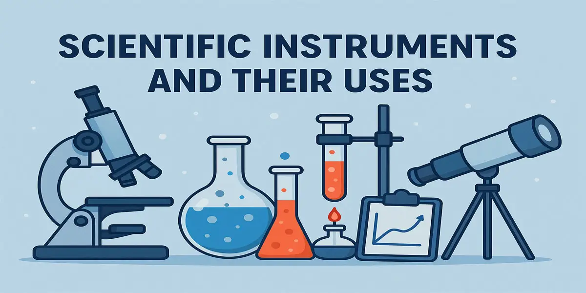 Some Important Scientific Instruments and Their Uses 3 Some Important Scientific Instruments and Their Uses