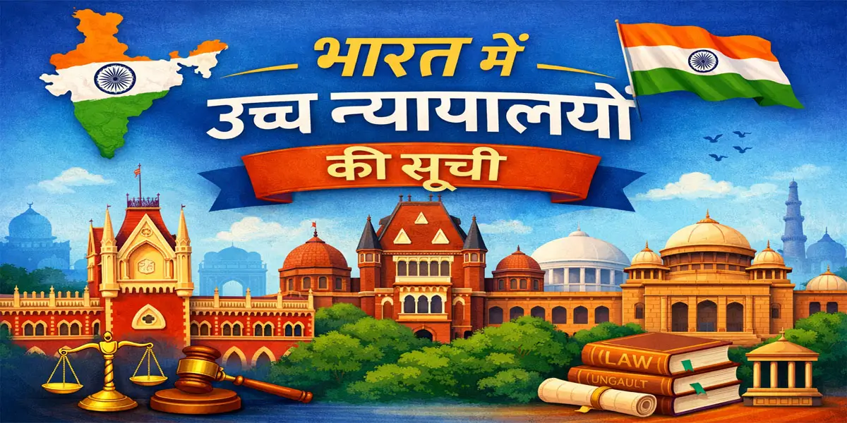 भारत में उच्च न्यायालयों की सूची