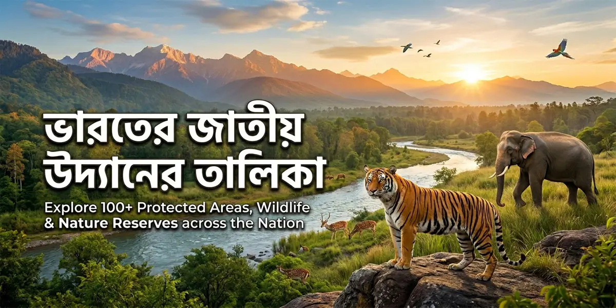 ভারতের জাতীয় উদ্যানের তালিকা