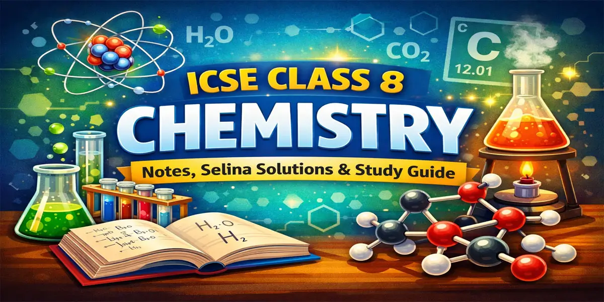 ICSE Class 8 Chemistry Notes, Syllabus, Study Material & Solutions 1 ICSE Class 8 Chemistry