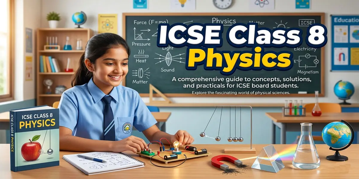 ICSE Class 8 Physics Notes, Syllabus, Study Material & Solutions 1 ICSE Class 8 Physics