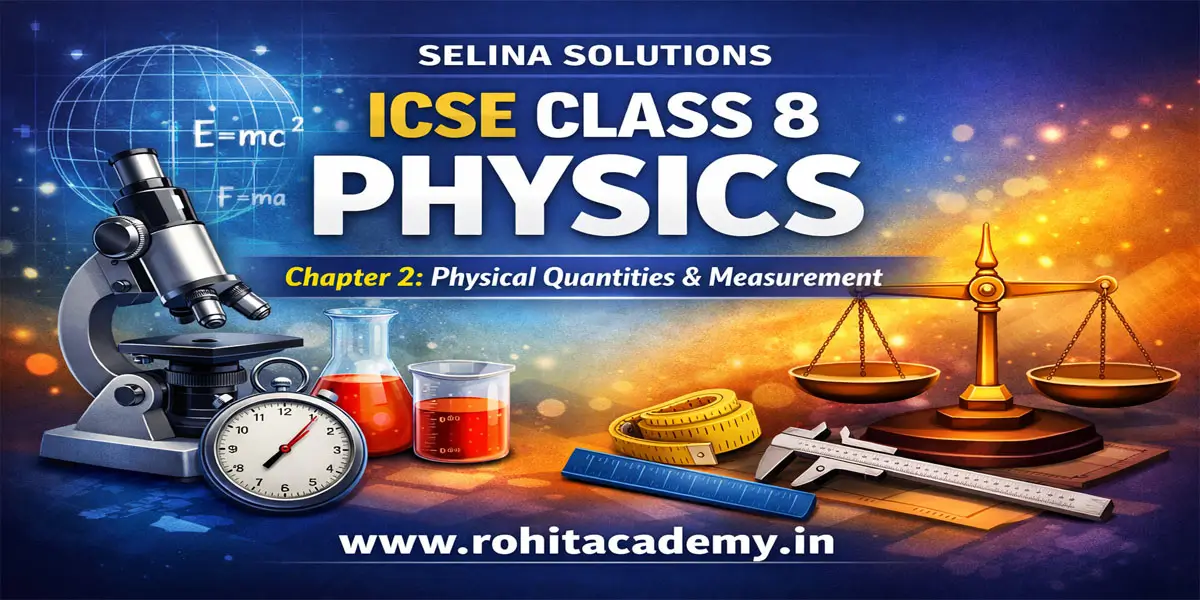 ICSE Class 8 Physics Chapter 2 Physical Quantities and Measurement Selina Solutions 1 ICSE Class 8 Physics Chapter 2 Physical Quantities and Measurement Selina Solutions