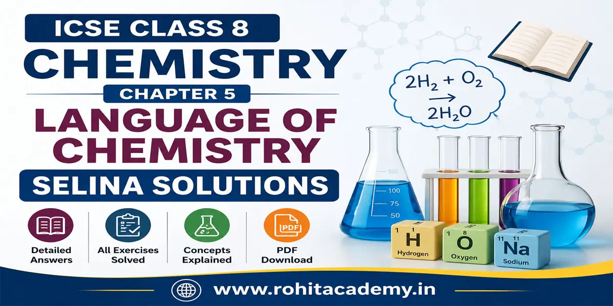 ICSE Class 8 Chemistry Chapter 5 – Language of Chemistry Selina Solutions
