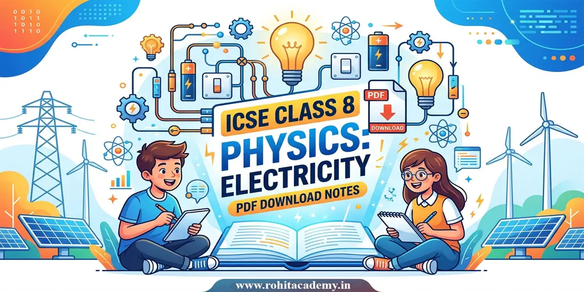 ICSE Class 8 Physics Chapter 8 Electricity Notes