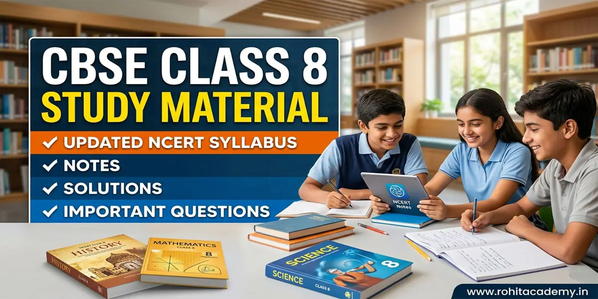 CBSE Class 8 Study Material: Updated NCERT Syllabus, Notes, Solutions & Important Questions 1 CBSE Class 8 Notes Solutions