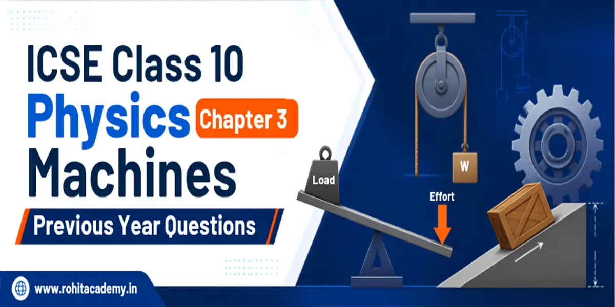 ICSE Class 10 Physics Chapter 3 Machines Previous Year Questions
