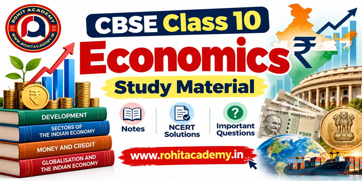 CBSE Class 10 Economics Study Material: Notes, NCERT Solutions and Important Questions 1 CBSE Class 10 Economics